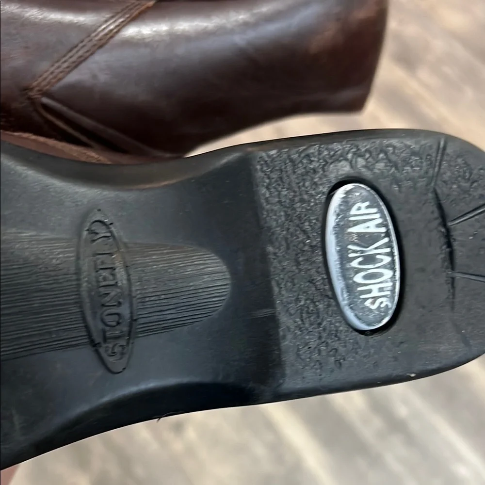 Brown Slip-On Leather Shoes for Casual Wear